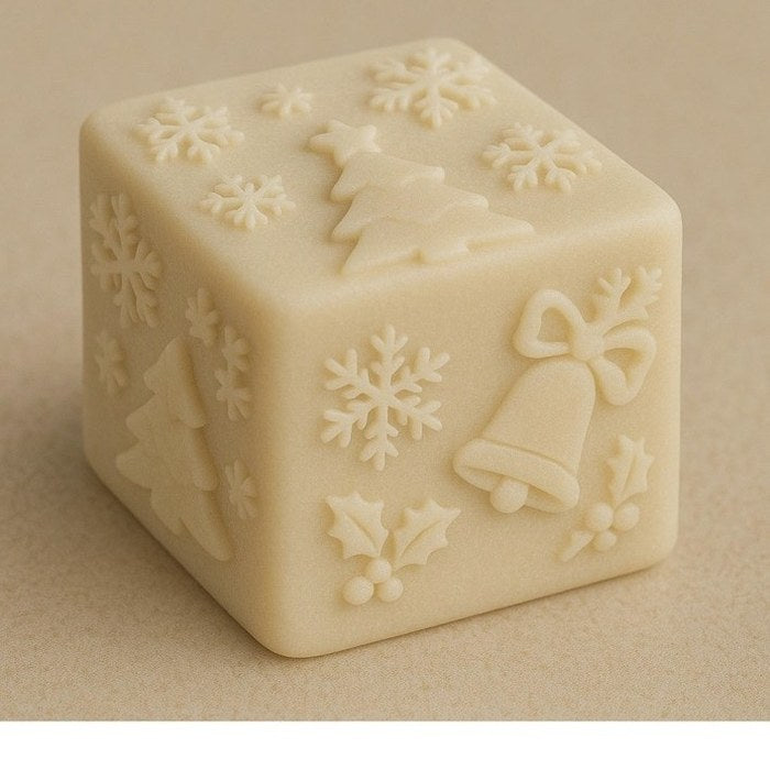 Stampo in silicone di Natale Cubo di Natale: il dolce finito