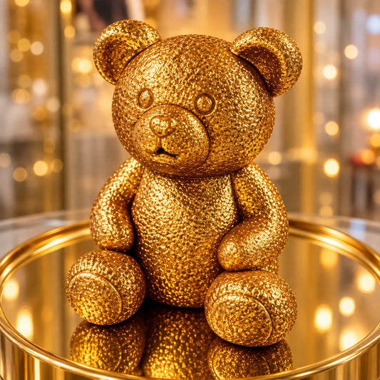 Stampo in silicone di Natale Orso: il dolce finito